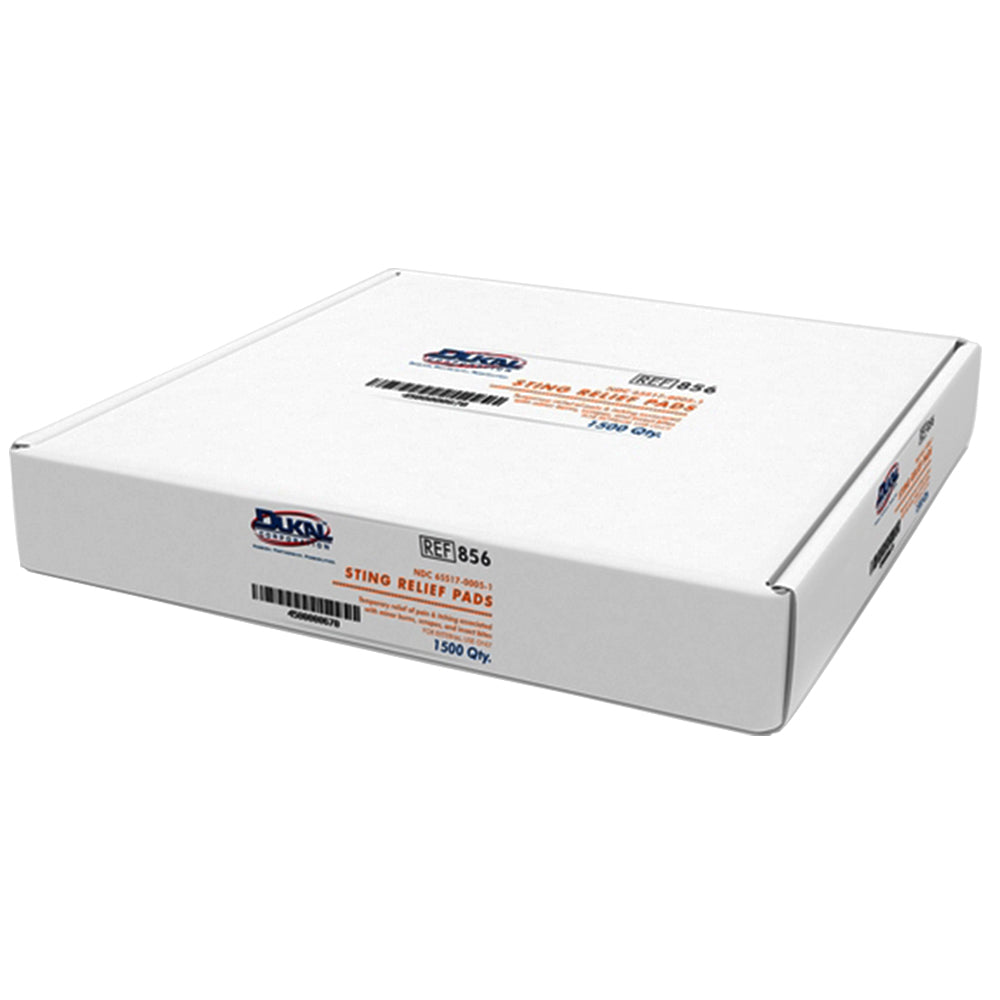 Dukal Sting Relief Pads 1500 Pads - #856-1000