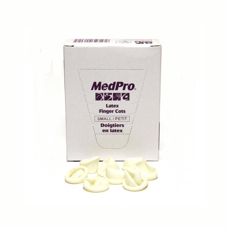 MedPro Latex Finger Cots 144 ct. Small #118510/90600