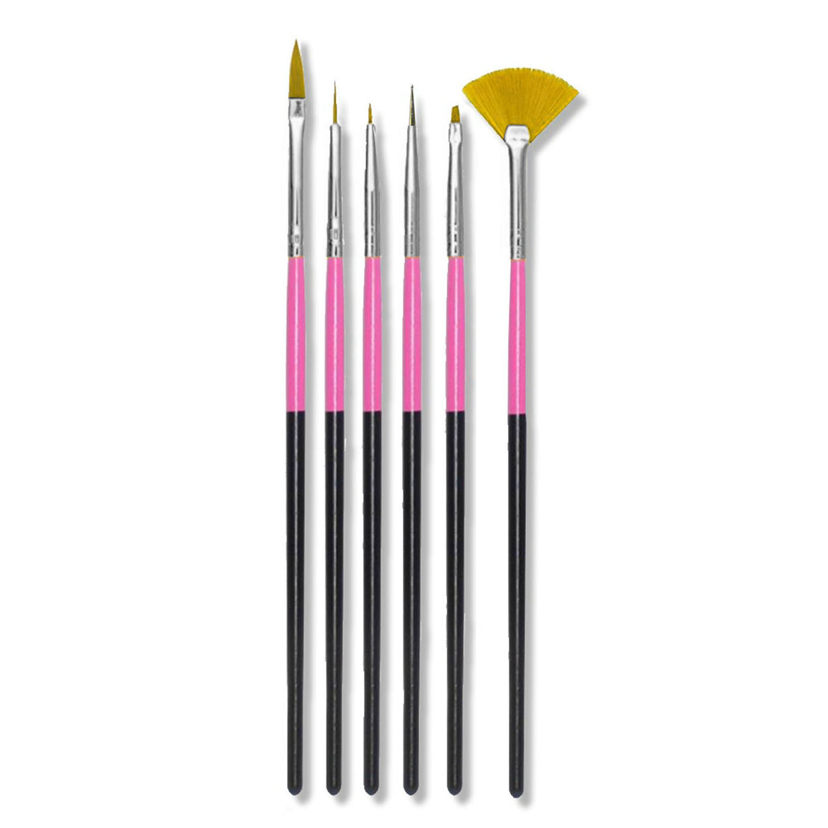 Berkeley 6 Style Nail Art Brush Set AB526