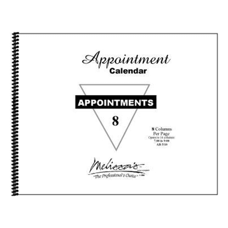 Calendrier de rendez-vous de Melissa 8 colonnes