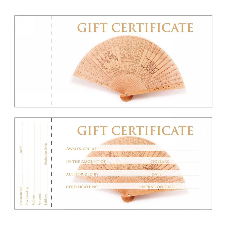 Gift Certificate - GC01