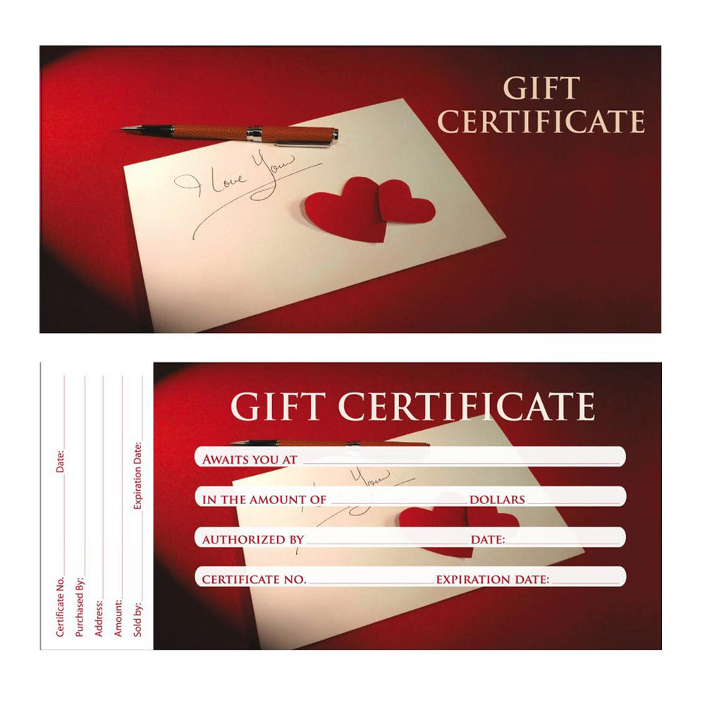 Gift Certificate 50PK GC112