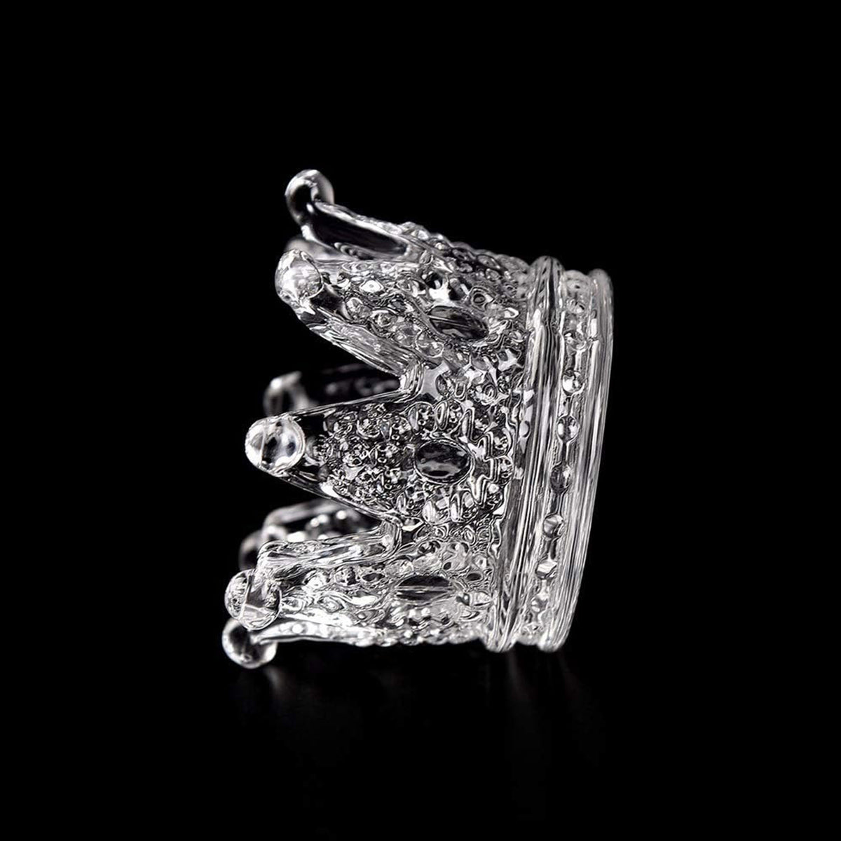 Glass Dappen Dish & Brush Holder GDD-2N1 00201