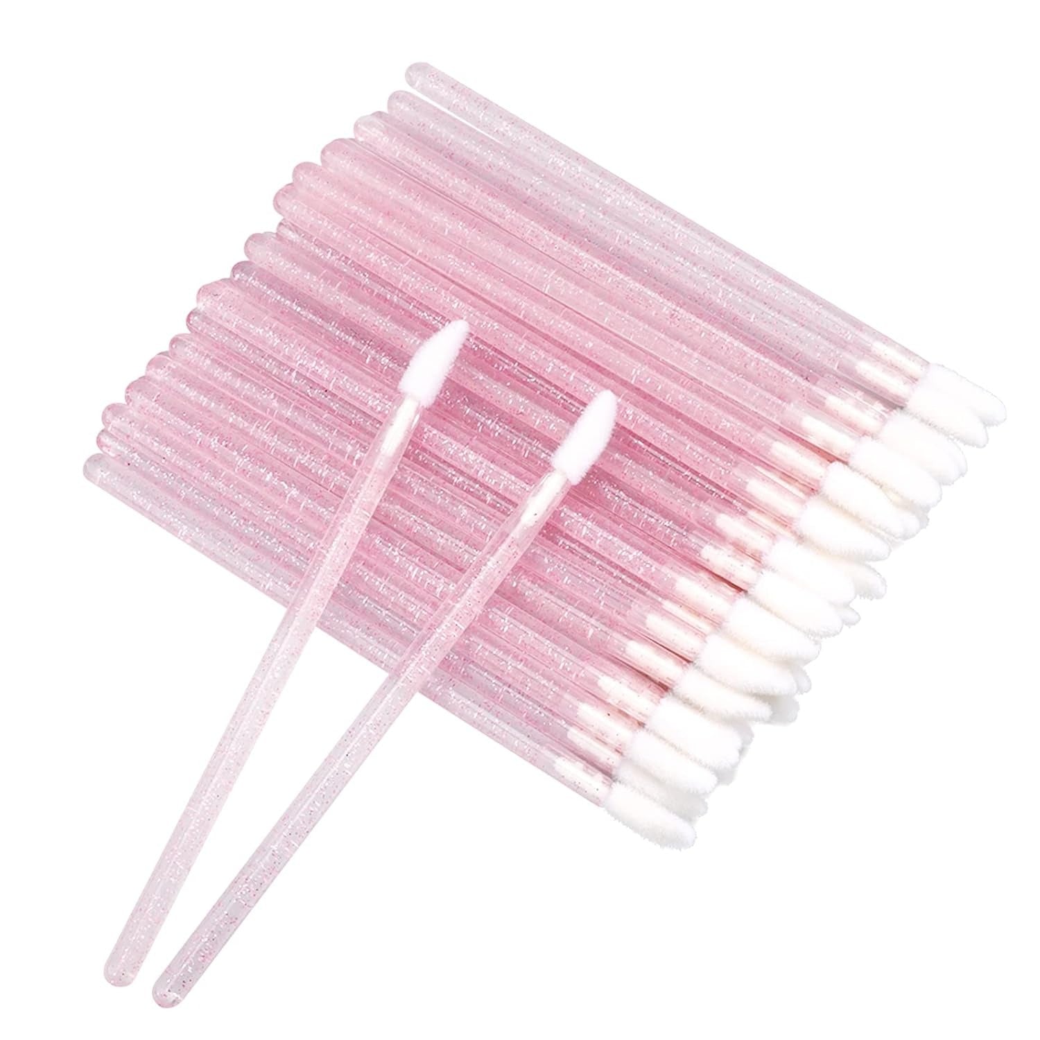 Disposable Pink Lip Brushes 50PK 00390