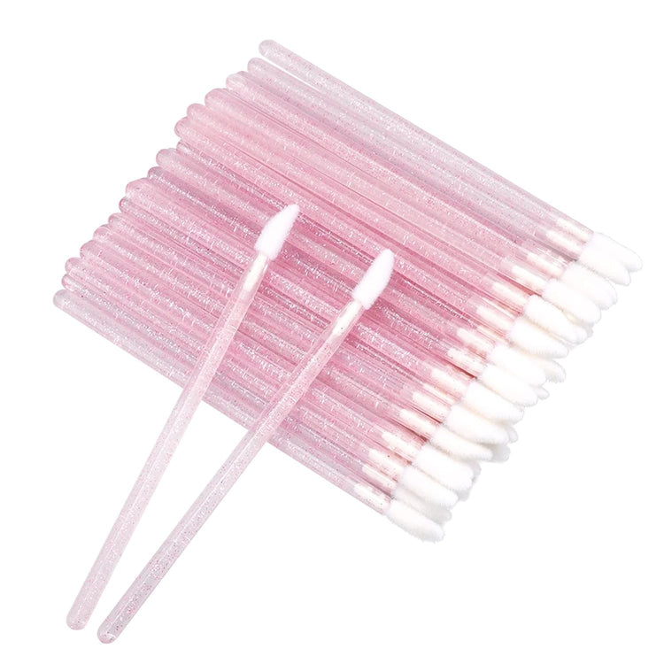 Disposable Pink Lip Brushes 50PK 00390