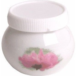 Pot en porcelaine avec pompe - Motif fleur - LC201AD