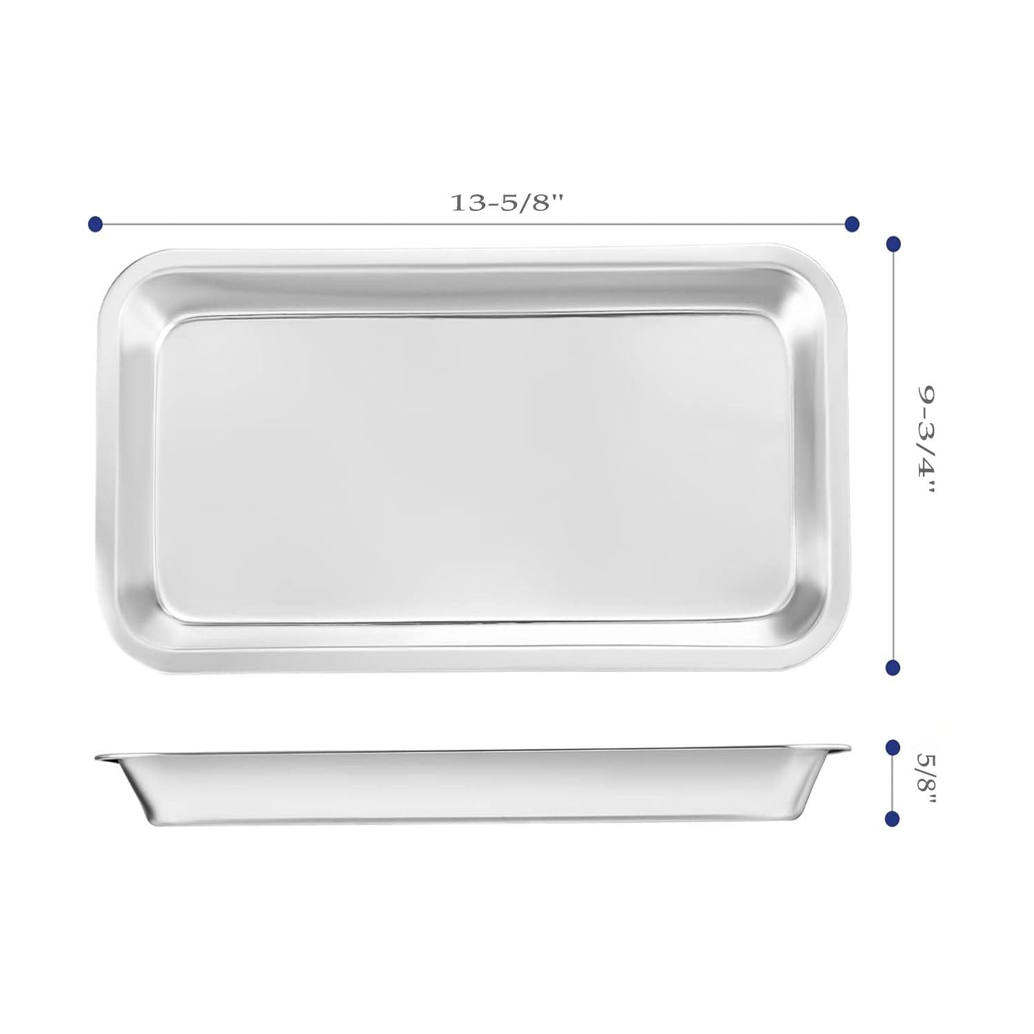 TECHMED Stainless Steel Instrument Tray 4261