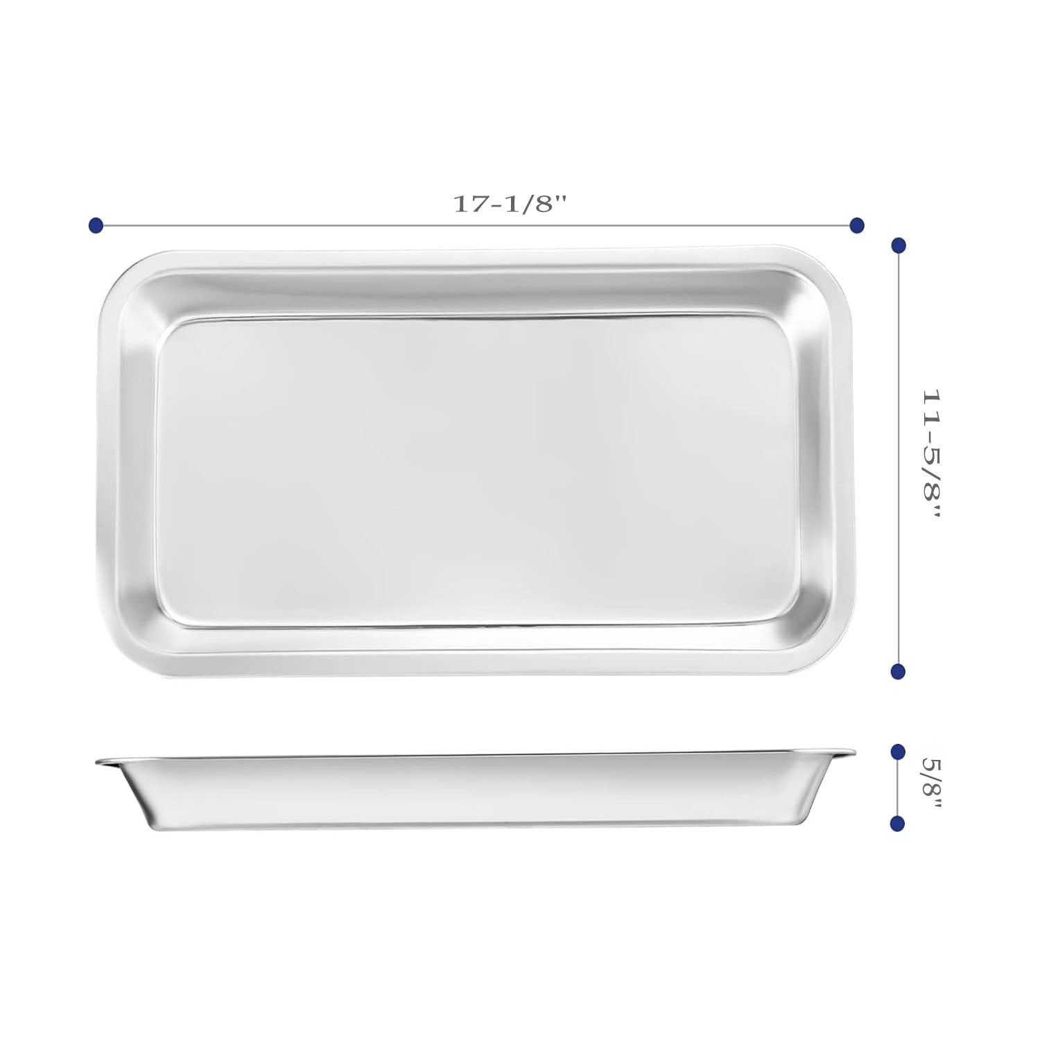 TECHMED Stainless Steel Instrument Tray 4263