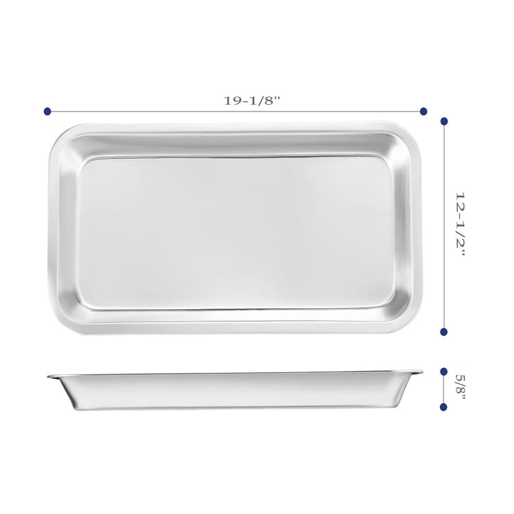 TECHMED Stainless Steel Instrument Tray 4264