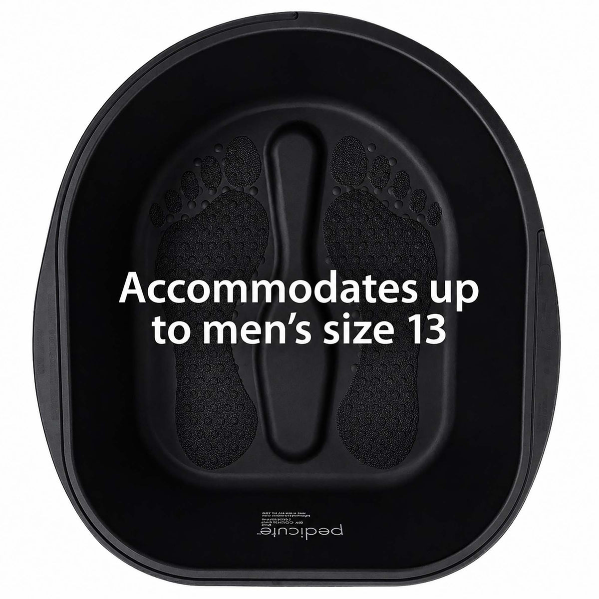 Continuum Pedicute Portable Pedicure Foot Spa Black F511113