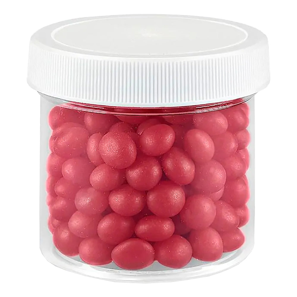 Clear Round Wide-Mouth Plastic Jar 3 oz White Cap 00811