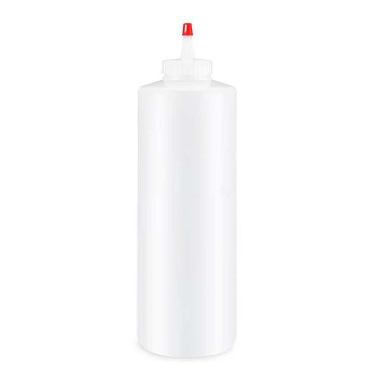 Plastic Squeezable Cylinder Bottle 16 oz 18126