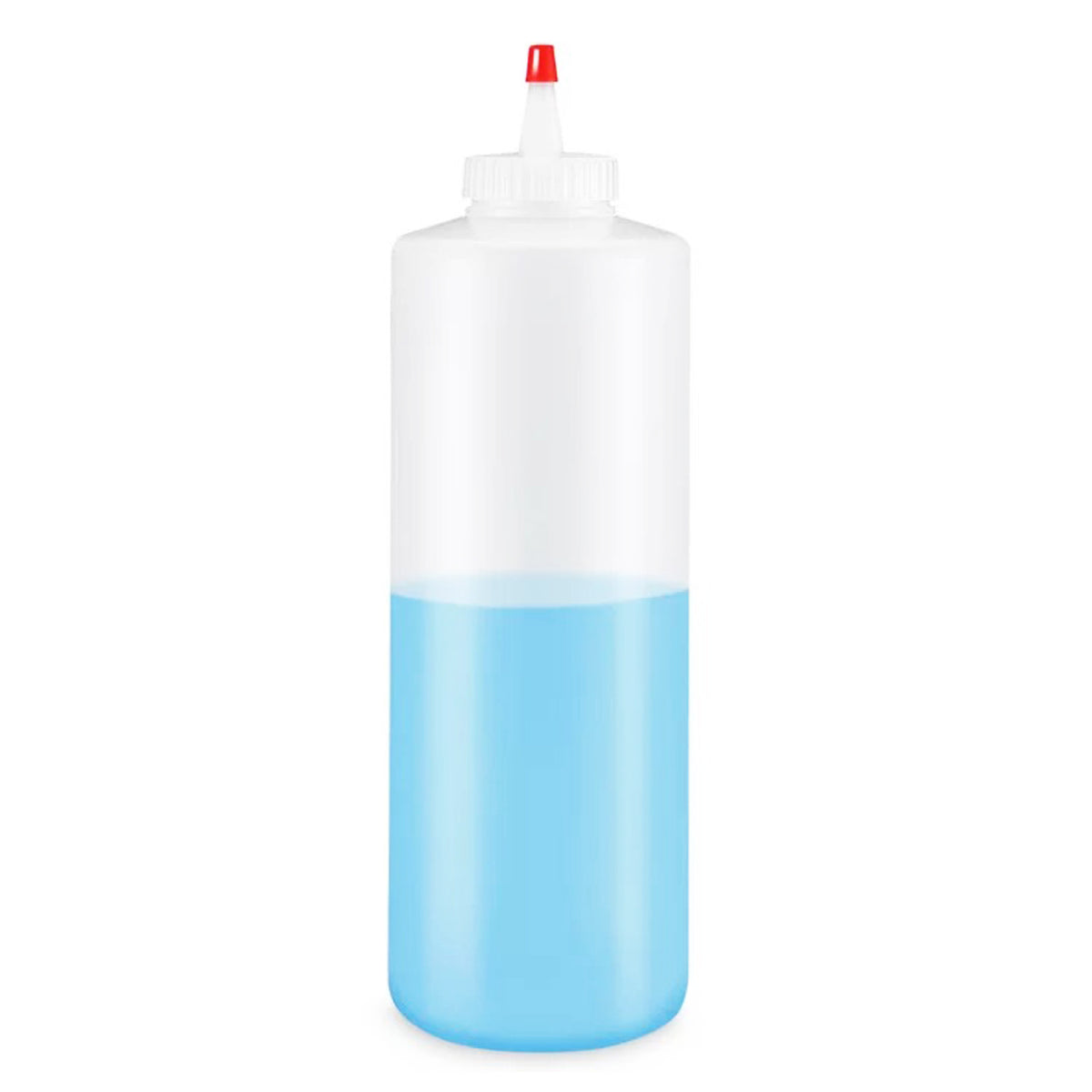 Bouteille Cylindrique Squeezable en Plastique 32 oz 18127