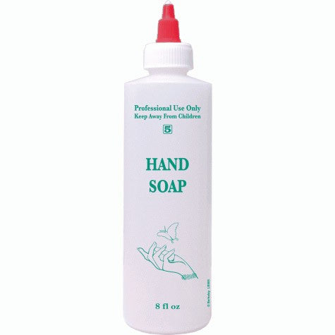8oz Labeled Bottle With Cap - Hand Soap - LB505