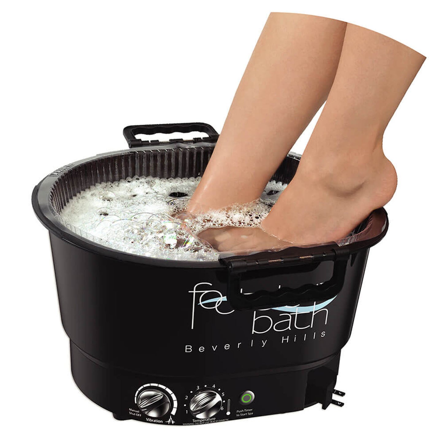 Footsiebath Plus Spa Black + 5 Liners FBI20TC-B GEN2