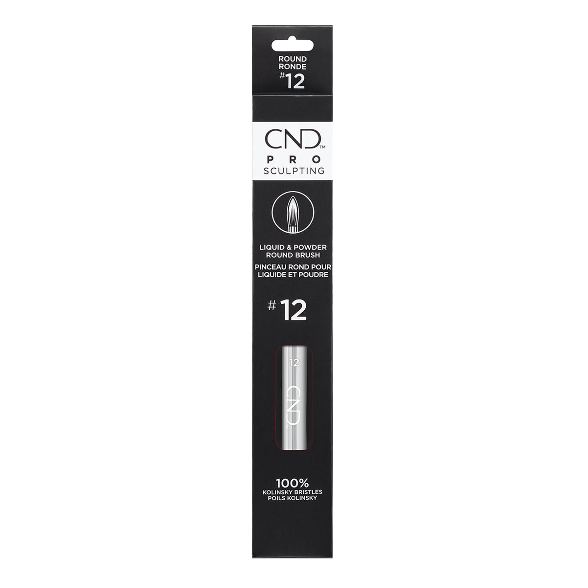 CND Pro Sculpting Cọ tròn cho Gel & Bột #12 01771