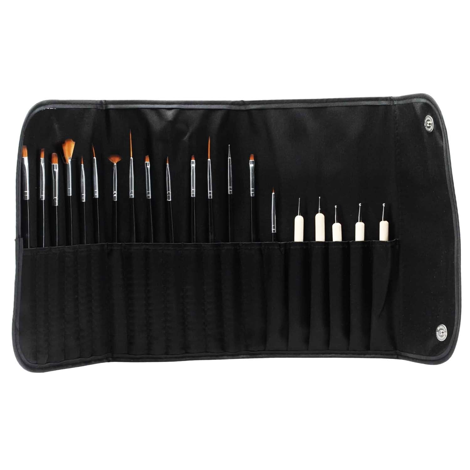 Cuccio Nail Art Brush Set 20pcs CPBR9008 17004