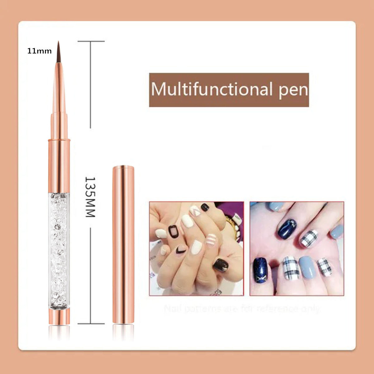 Pinceau nail art diamant 14855
