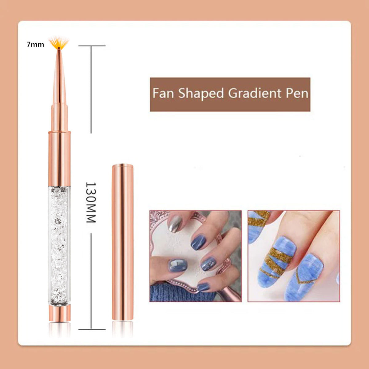 Cọ Vẽ Móng Diamond 14860