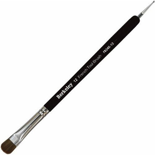 Berkeley 12 French Tool Brush Black Handle - FB240BK-12