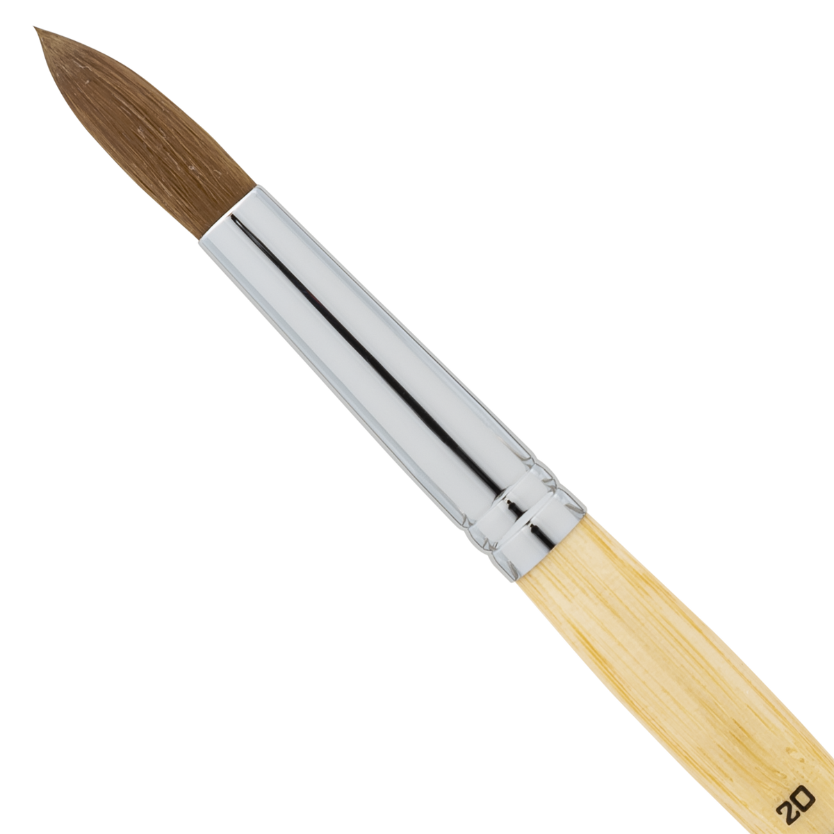 Cọ Đắp Bột Acrylic Đầu Tròn Kolinsky Giả Americanails 20 FK0020