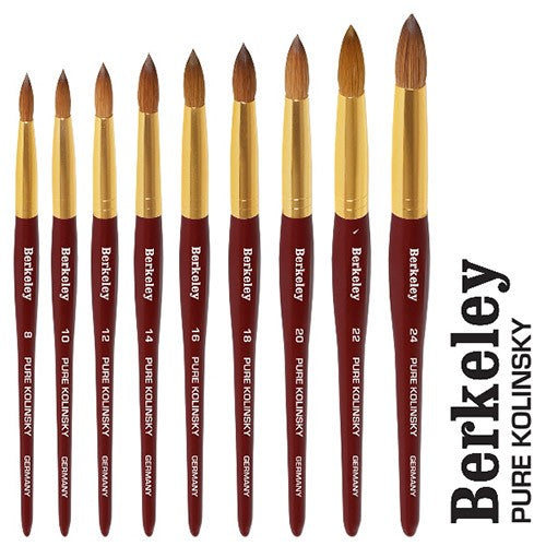 Berkeley Kolinsky Brush 6Side RedWood #14 NB34114