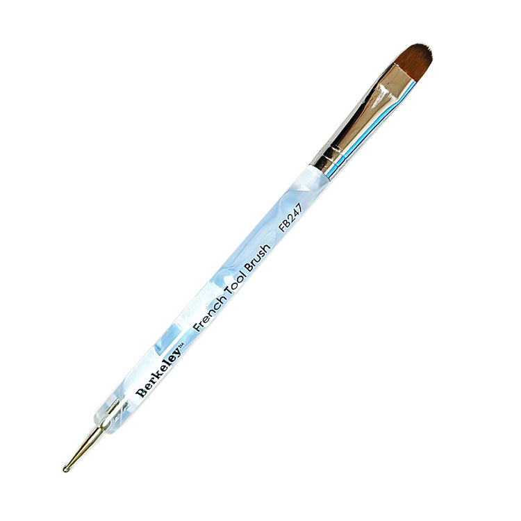Berkeley French Tool Brush - Blue Marble - FB247-BL