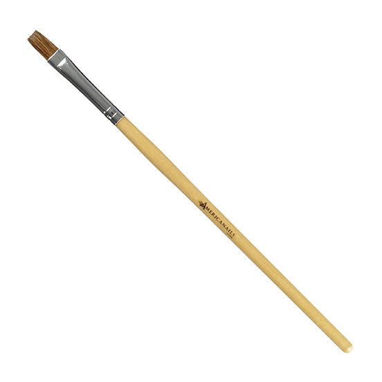 Americanails Flat Sable Acrylic Brush AMNVB03 78540