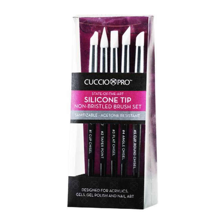 CuccioPRO Silicone Tip Non-Bristled Brush 5Pcs Set CP15360