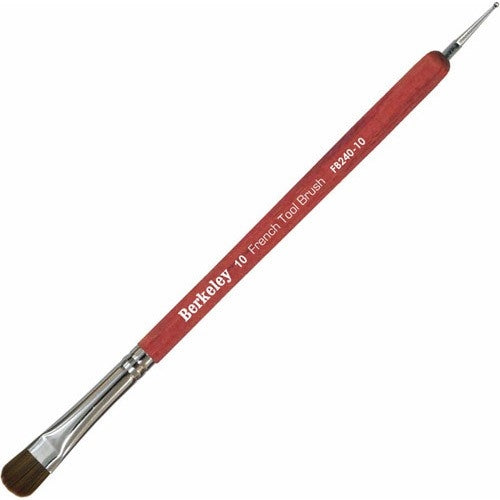 Berkeley 10 French Tool Brush Redwood Handle - FB240RE-10