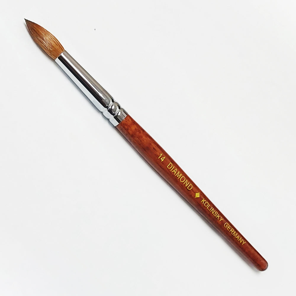 Diamond Kolinsky Germany Acrylic Brush #14 BB-D14BR