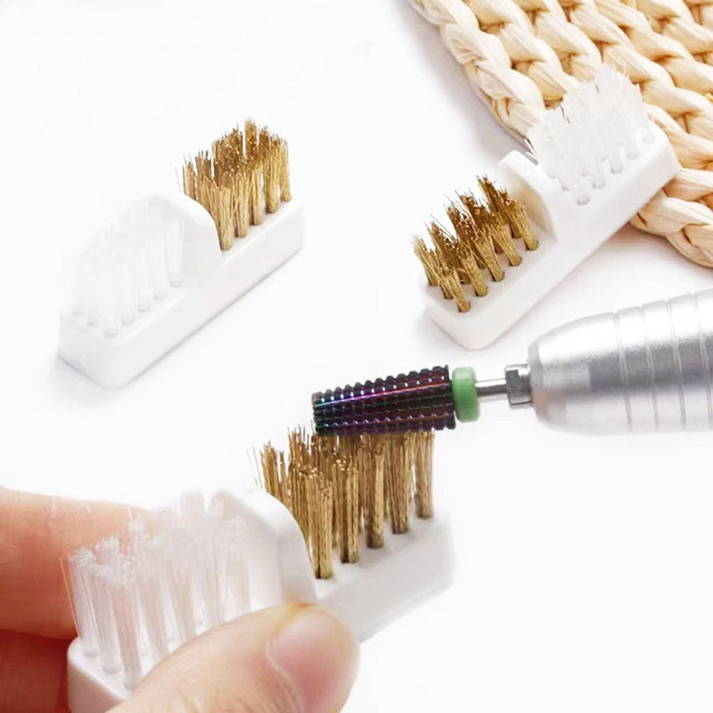 Nail Drill Bit Cleaning Brush Copper Wire 10550