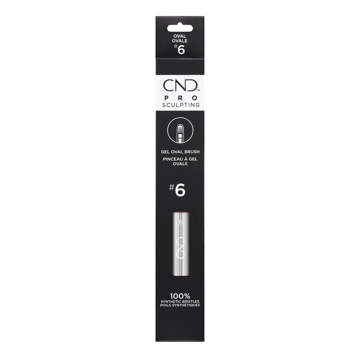CND Pro Sculpting Gel Oval Brush #6 01768