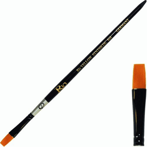 Rio Yellow Synthetic Gel Brush - Size #10 - GB210