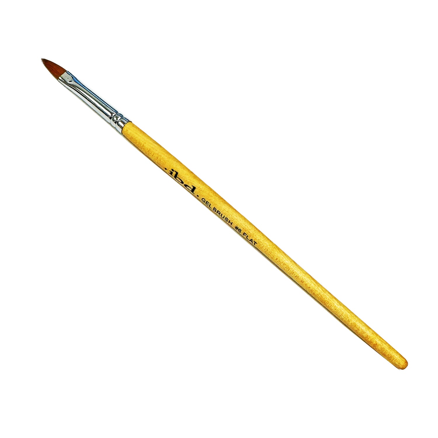 Ibd Deluxe Round Gel Brush #6 Flat 60863