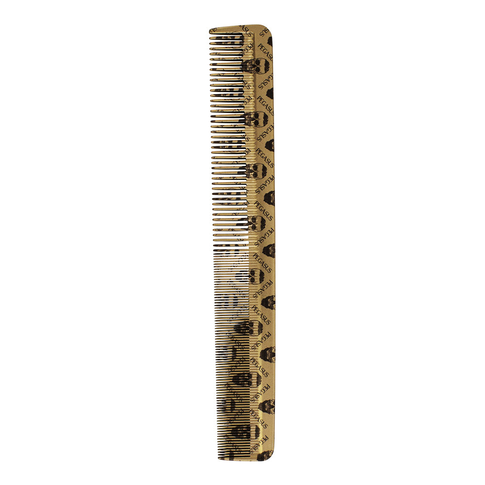 Pegasus Skulleto Cutting Comb 8.3" Gold PEGSK210GC/02738
