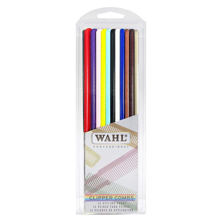 Wahl Clipper Styling Combs 12Pack Assorted 53200