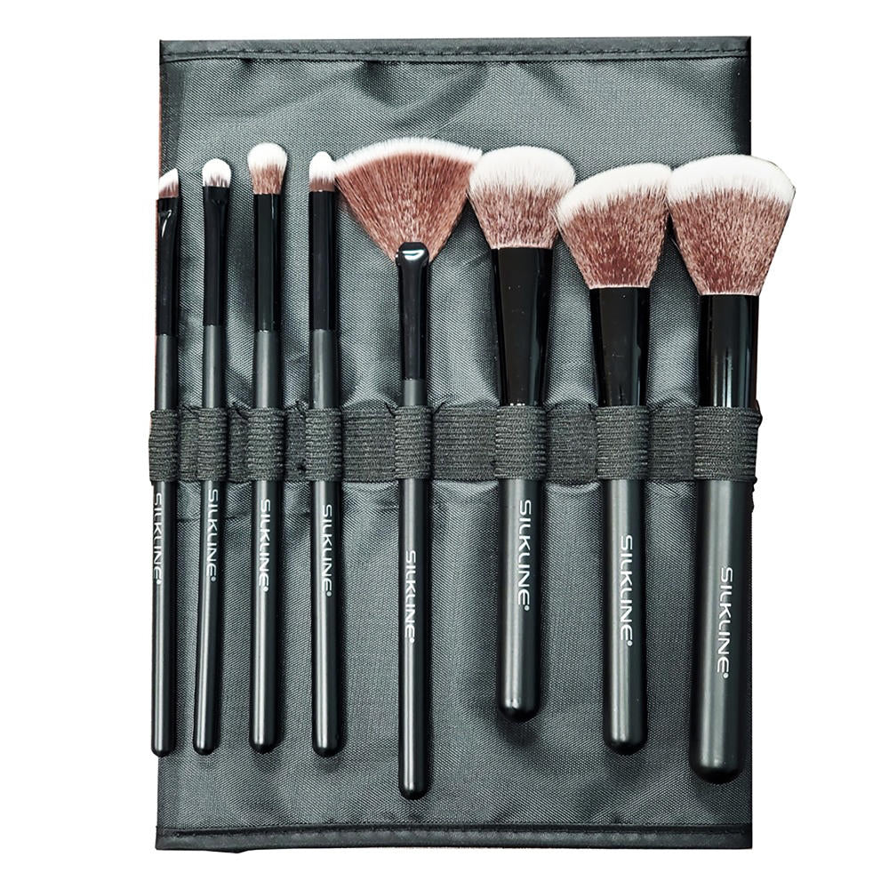 Silkline Makeup Brush Set 8Pcs SLMUBR8SETC/02719