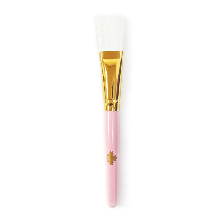 Sawhill Flat Mask Brush Pink Handle Gold Ferrule 45126