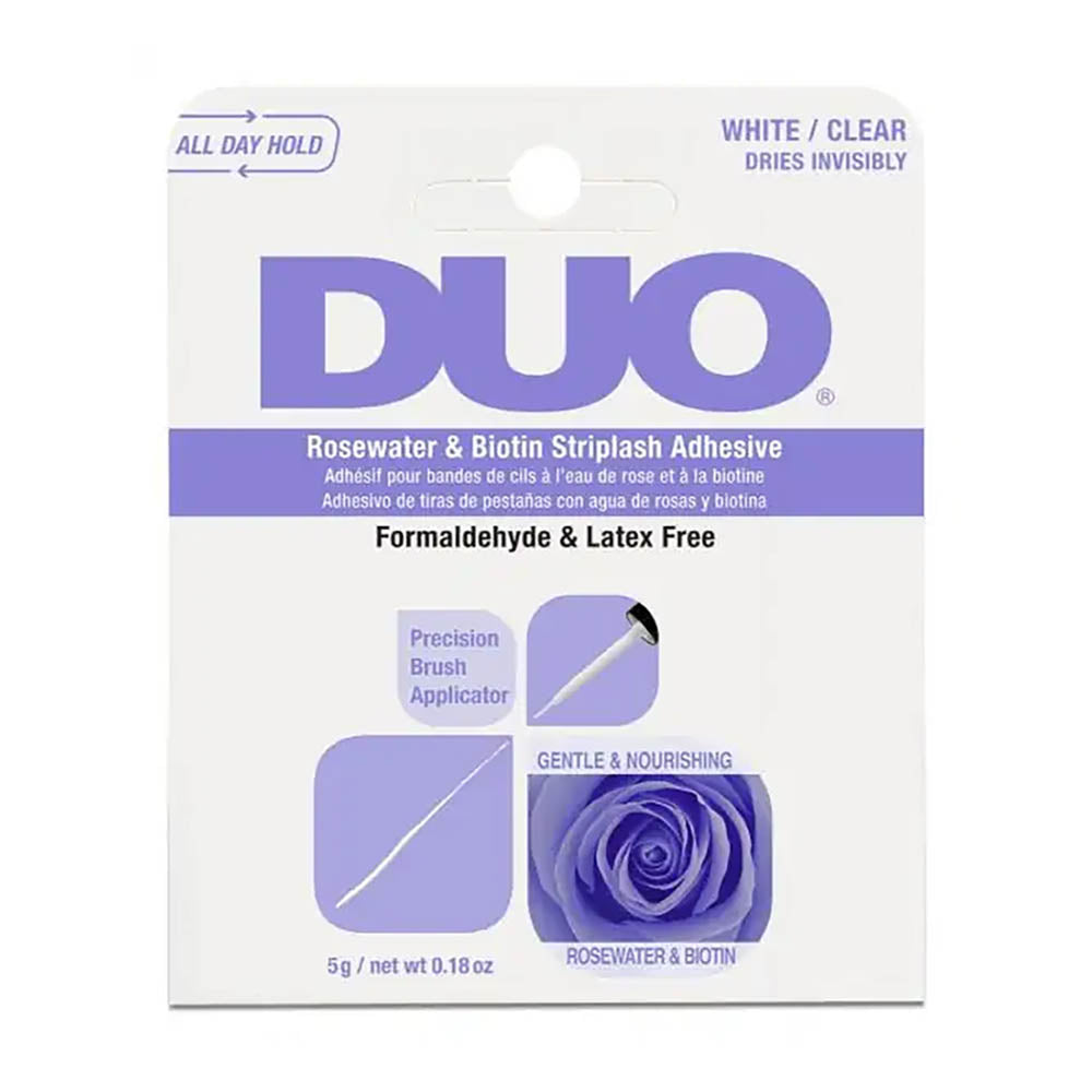 DUO Rosewater & Biotin Keo Dán Lông Mi Giả 5g Trắng/Trong 62196