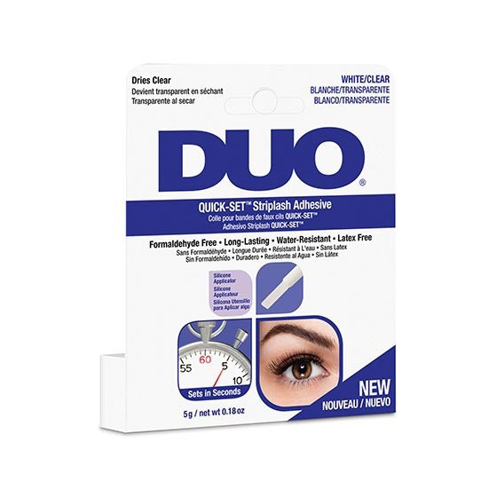 Duo QUICK-SET Striplash Adhesive 5 g White/Clear 67583