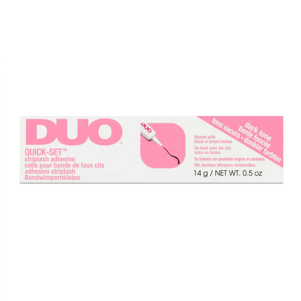 DUO QUICK-SET Striplash Adhesive 14 g - Dark Tone 71148