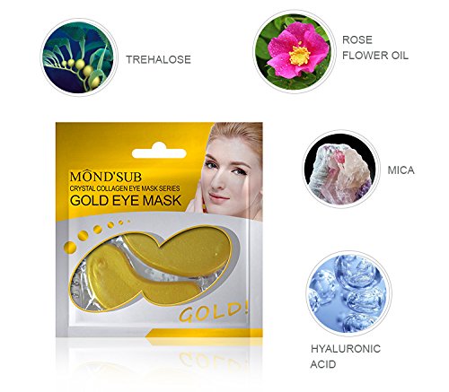 Mond'Sub Crystal Collagen Gold Eye Mask 10PK 92593