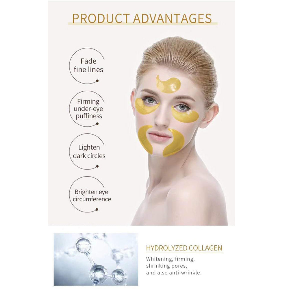 Mặt Nạ Mắt Hydrogel Vàng Mond'Sub Luxury 60 Miếng 92647