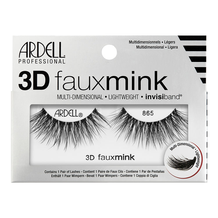 Ardell 3D Fauxmink Lashes 1 Pair - 865 Black 32518