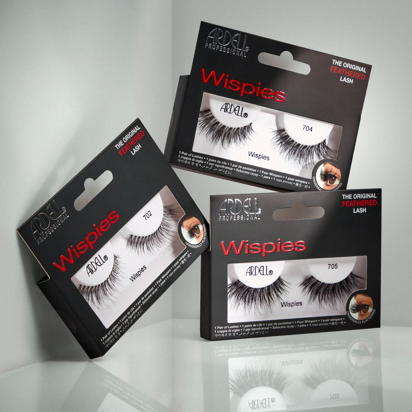 Ardell Wispies Lashes 1 Pair - 705 Black 33186