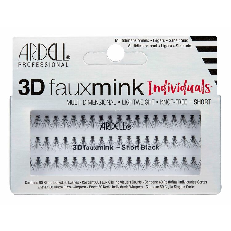Mi giả Ardell 3D Fauxmink - Ngắn Đen 51816