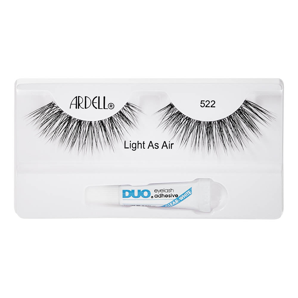 Ardell Light As Air Lashes W/Duo 1 Pair - 522 Black 64171