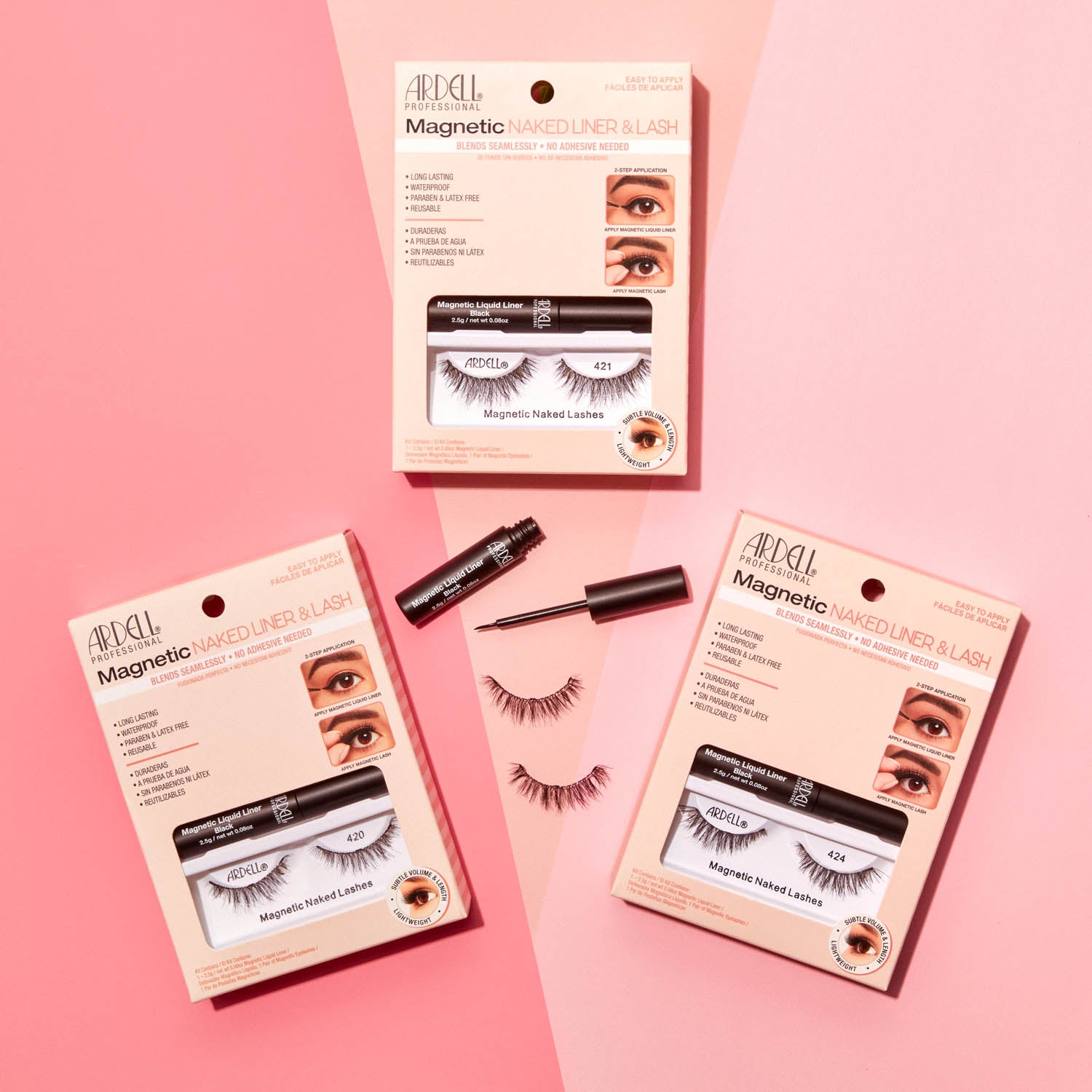 Ardell Magnetic Naked Liner & Lash Kit - 424 Black 64901