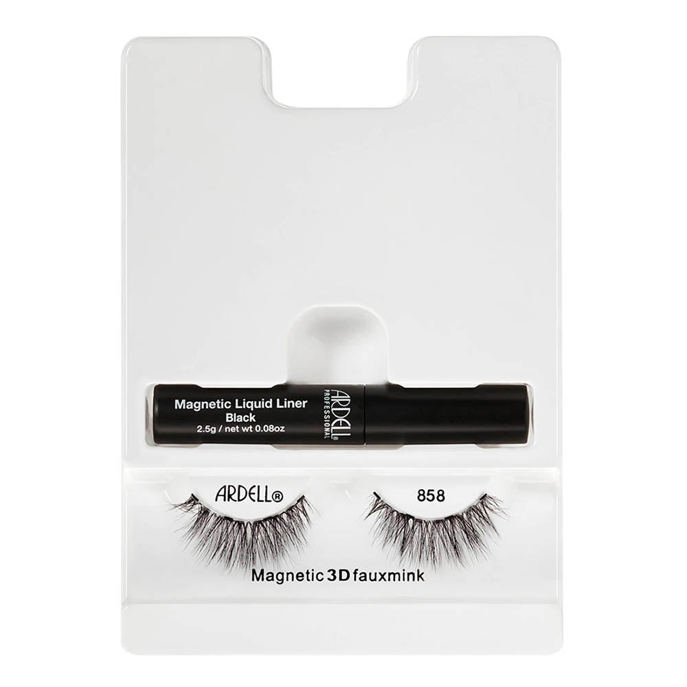 Ardell Magnetic 3D Fauxmink Liner & Lash Kit-858 Black 64978
